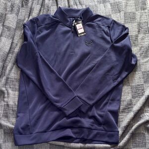 Under Armour Dark Blue Quarter-Zip Top